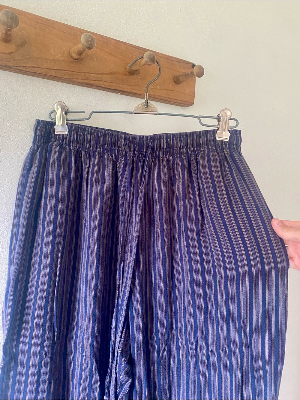 Vintage SagHarbor Striped Easy Pant, M